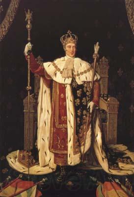 Jean Auguste Dominique Ingres Charles X in his Coronation Robes (mk04) France oil painting art